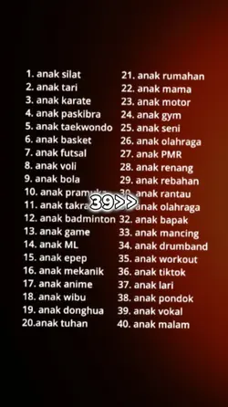 anak vokal 