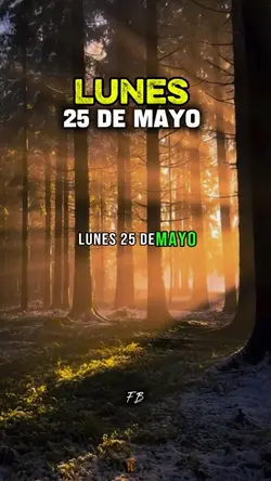 LUNES 25 DE MAYO