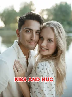 kiss and hug