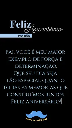 Feliz dia Papai