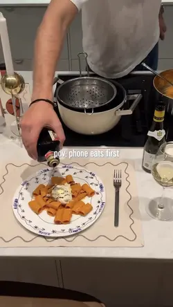 pov phone eats first