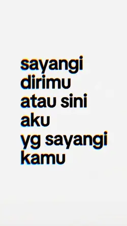 SAYANGKI DIRIMU ATAU