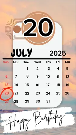 birthday 20 July