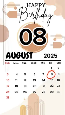 birthday 08 August