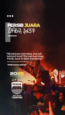 Persib Juara Deui 