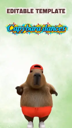 Capybara dances