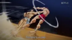 baki hanma vs ashura