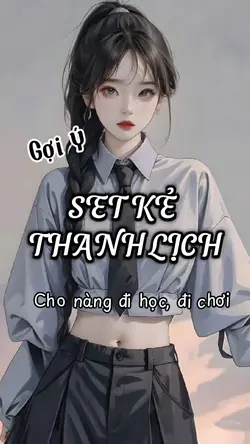 Set kẻ thanh lịch