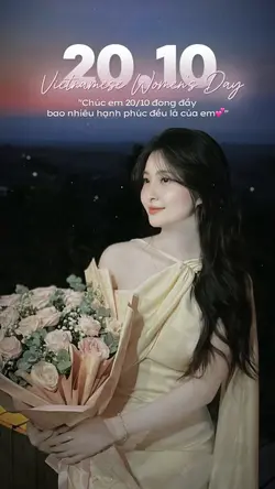 Mẫu 20/10 xinh