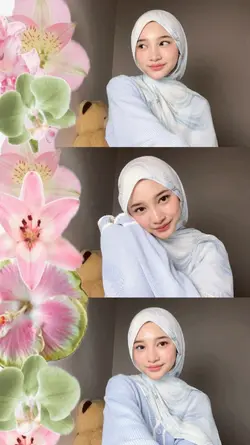 versi bunga pink