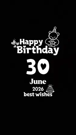 hbd 30 june 2026