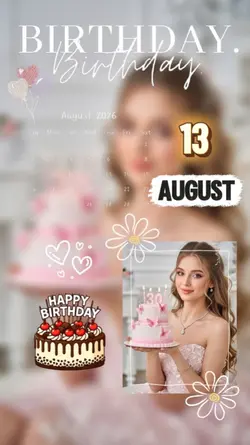 Birthday August 13 