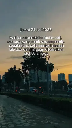 Jumat 31 juli 2026