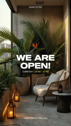 we are open