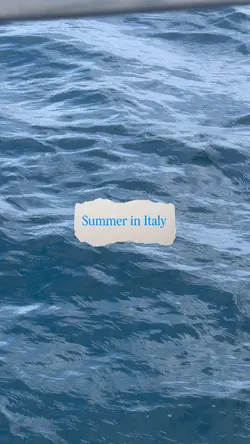 Summer in italy 
