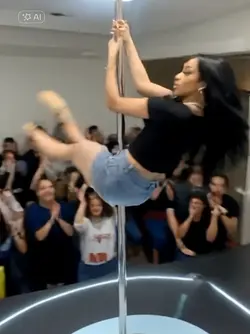 into pole dancer 