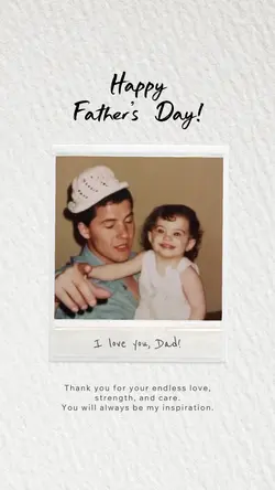fathers day polaroid