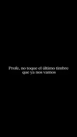 el último timbre 