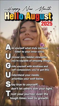 Hello August 
