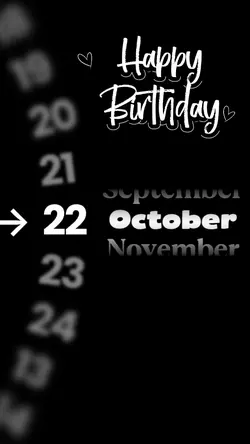 HBD 22 OCTOBER