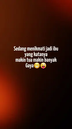 Makin tua mkin asyik