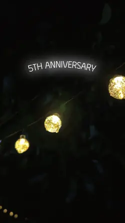 5th anniversary ♥️