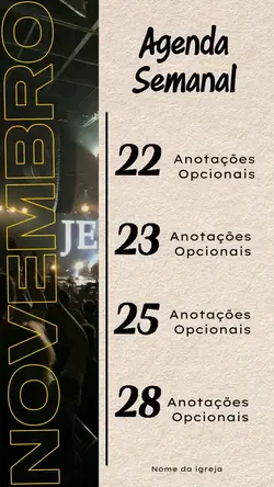 Agenda semanal 