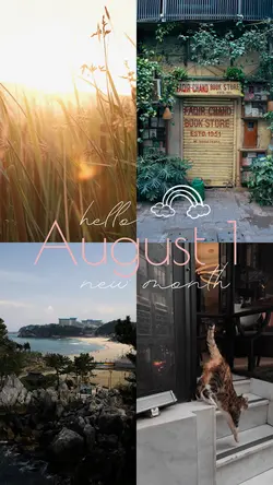 August collage