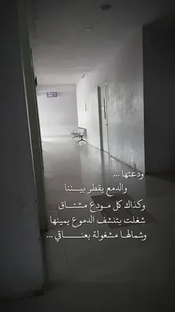 ودعتها والدمع يقطر