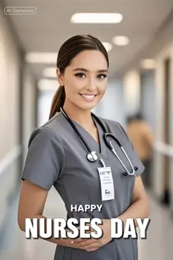 Happy Nurses Day AI