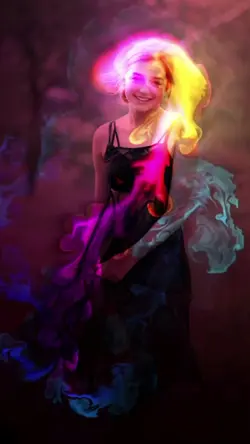 colorful smoke