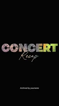 Concert Vlog 