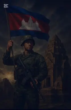ដៃក្រកងឱបតែកាំភ្លើង