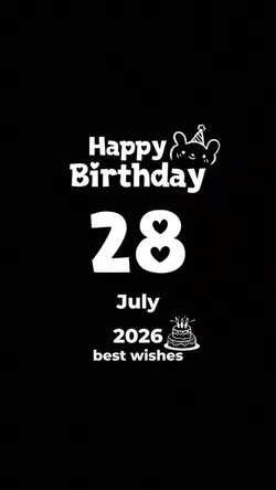 Hbd 28 july 2026