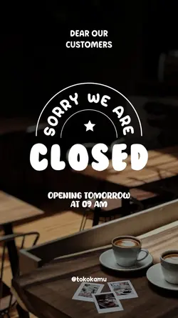 we are closed