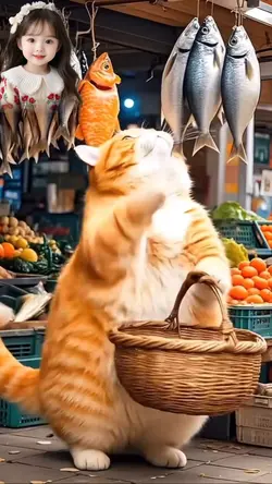 Mèo đi chợ
