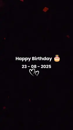 BIRTHDAY 23 AUGUST