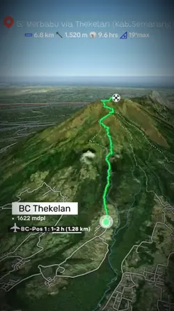 merbabu via thekelan