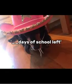 the end of school...