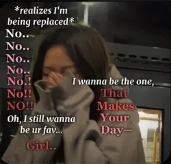 I still wanna be…