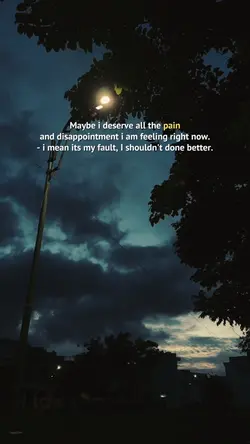 Maybe its my fault