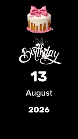 HBDmyboy13August