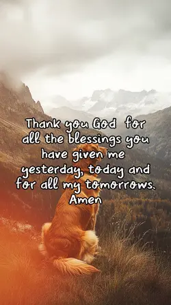 thank you god
