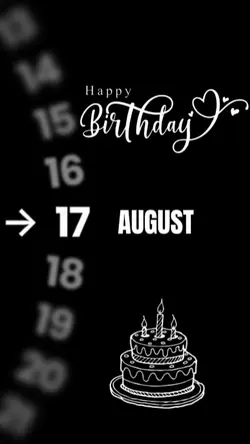 HBD 17 AUGUST 2026