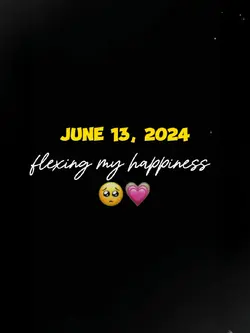 flexing my happiness