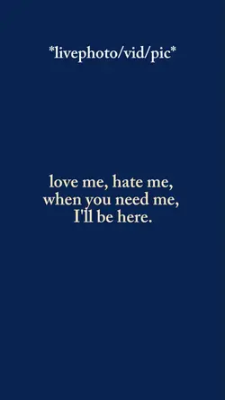 I’ll be here.