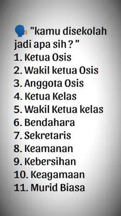 disekolah jadi apa