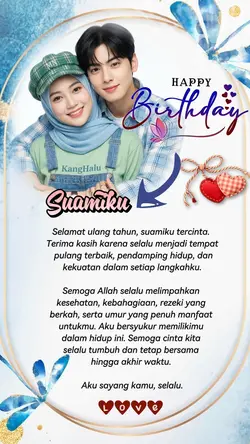 Happy birthday suami