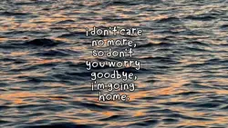 i'm going home 