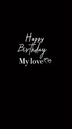 Happybirthday mylove